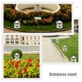 thumbnail image 2 of Nicehomfit Stainless Steel Flagpole Base 7.8x7.8cm Support Garden Gazing Globe Stand, 2 of 8