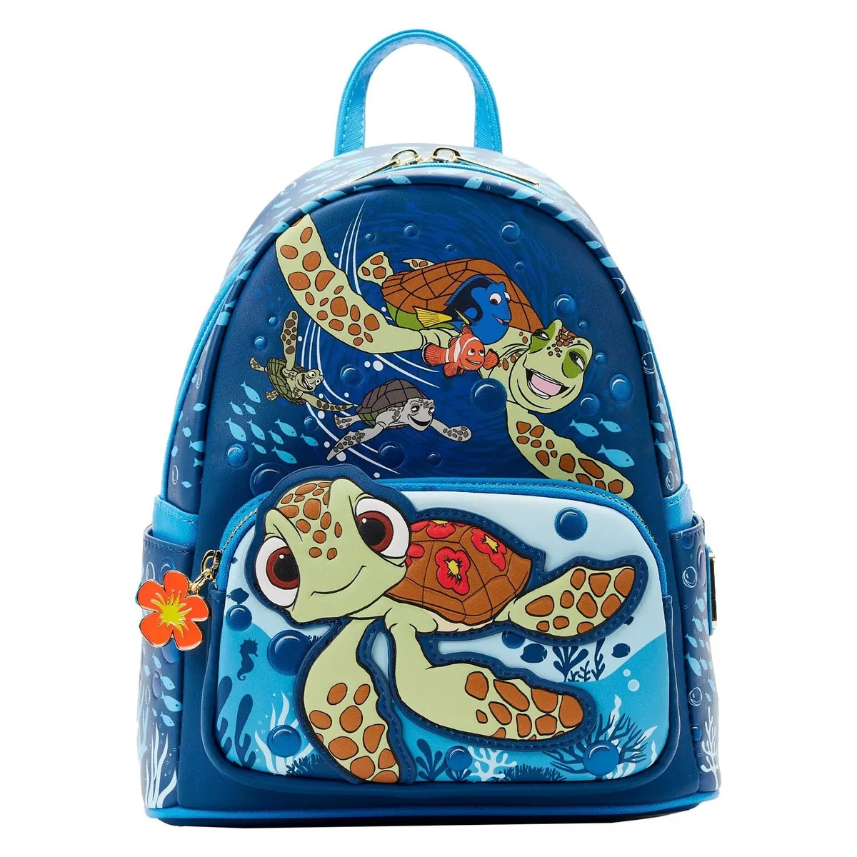 Loungefly x Disney Finding Nemo Squirt Crush Dory Turtle Backpack