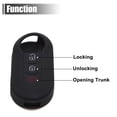 thumbnail image 3 of Silicone Three Button Car Remote Key Cover Case Protective Fit for Fiat 500 Viaggio Ottimo, 3 of 6
