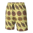 thumbnail image 5 of Kdxio Bohemia Pattern Mens Casual Shorts - Drawstring Summer Beach Sports Shorts for Men, 5 of 9