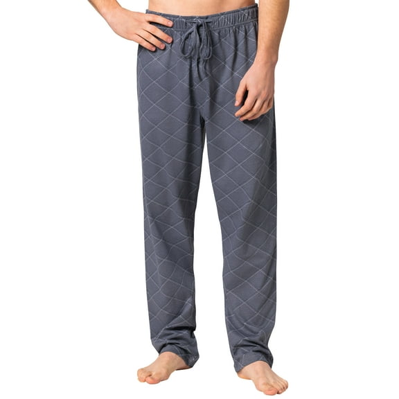 Hanes Men's Sleepwear 100% Cotton Pjs X-Temp Jersey Knit Pajama Pants - Grey (XX-Large)