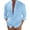 ZZBlue156, variant on Mens Casual Button Down Shirts Solid Color Retro Cotton Linen Loose Long Sleeved Beach Mens Dress Shirts Activewear