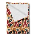 thumbnail image 2 of Abstract Soft Flannel Fleece Throw Blanket, Grungy Chaotic Pattern with Graffiti Art Influences Urban Lifestyle Street Art, Cozy Plush for Indoor and Outdoor Use, 50" x 70", Multicolor, by Ambesonne, 2 of 5