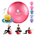 thumbnail image 1 of Pelota de Yoga PVC Cardio Beat Tamaño 75 cm Roja (Incluye Bomba de aire), 1 of 4