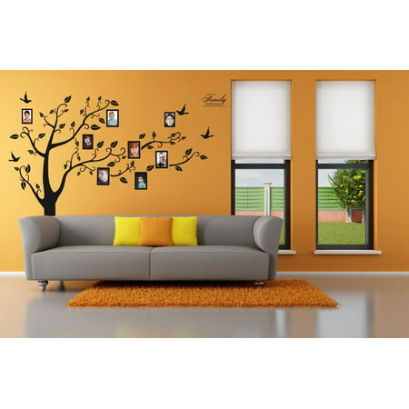 3 x 4 Wall Decor Decal Family Tree Sticker Best Home Decorations Beautiful Bed Room (Best Body Paint Photos)