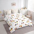 thumbnail image 2 of Homewish Cute Dachshund Dog 7pcs Queen Bedding,Polka Dot Bedding Comforter Set Queen,White,Polkadot Reversible, 2 of 8