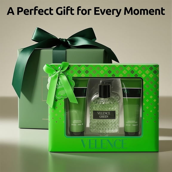 Luxury Perfume Gift Set for Women - Eau de Parfum Spray (100ml) with Shower Gel & Body Lotion (90ml Each)