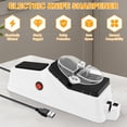 thumbnail image 3 of Electric Knife Sharpener USB High Efficiency Kitchen Knife Sharpener with 6 Replacement Grinding Wheel for Home Commercial Chef, 3 of 11