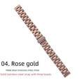 thumbnail image 3 of Adecuado para Apple Applewatch, correa de reloj inteligente iwatch de acero inoxidable sólido de tres cuentas para mujer con cintura pequeña, 3 of 3