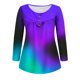 thumbnail image 4 of Ichuanyi liquidación casual de manga larga para mujeres abiertas abiertas cuello redondo flojo túnica plisada camisa blusa blusa ICHUANYI WER2023082211139, 4 of 5