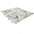 thumbnail image 2 of The Tile Life Eterna Hex 4" x 4" Hermes Glass Mosaic Tile Sample, 1 Piece, 2 of 7