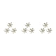 thumbnail image 4 of Billuyoard Valentine Napkins Plates Snowflake Design Buckle Banquets Metal Clasps Rings Decorations Table Napkin Jewelry Rhinestone Type1 NO1, 4 of 6