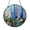Acrylic 3.5 Inch, variant on Colorful Foxglove Flowers With Bee Stained Glass Style Window Hanging Suncatcher, Lively Spring Garden Decor Gift
