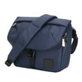 thumbnail image 1 of Messenger Bag, Shoulder Satchel Bag Multipurpose Polyester Leather  For Outdoor For Men For Travel Dark Blue, 1 of 8