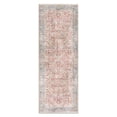 thumbnail image 2 of World Rug Gallery Vintage Distressed Machine Washable Area Rug- RED 2'6"x10', 2 of 8