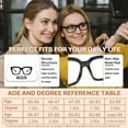 thumbnail image 4 of OCCI CHIARI Designer Women's Reading Glasses Black 1.5 Lady's Readers (1.00 1.25 1.50 1.75 2.00 2.25 2.50 2.75 3.00 3.50 4.00 5.00 6.00) with Acrylic Lens, 4 of 6