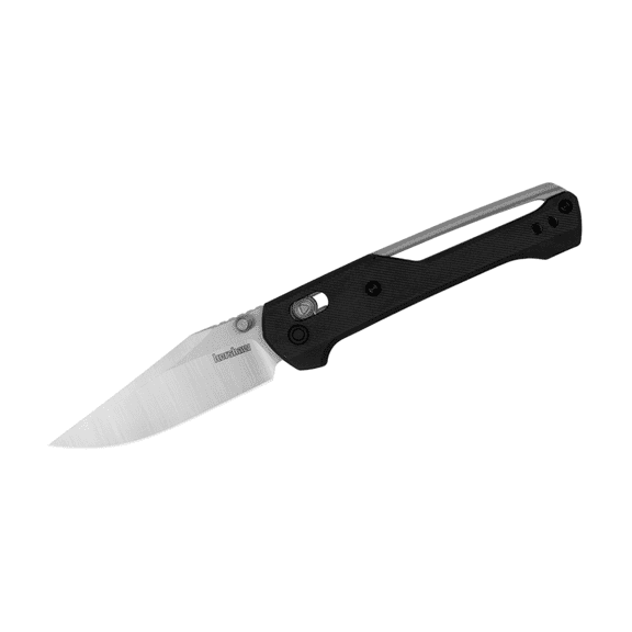 Kershaw Airspace Manual Open DuraLock Clip Point Point Blade EDC Folding Pocket Knife - Black