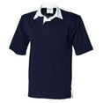 thumbnail image 1 of Front Row Mens Heavyweight Short-Sleeved Rugby Polo Shirt, 1 of 2