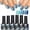 A, variant on 6-Bottle Gel Nail Polish Set #21 - Base and Top Coat Gel Nail Polish Set, 6Pcs X 8.5Ml, Nail Polish Easter Mother'S Day Nail Care Makeup Organizers