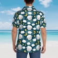 thumbnail image 3 of Lsque Sweet Dream Lamb pattern Hawaiian Shirt for Men, Unisex Summer Beach Casual Short Sleeve Button Down Shirts-Large, 3 of 9