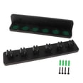 thumbnail image 3 of Siruishop Pool Cue Rack Pool Table Rods Organizer Stand Easy to Install Hold 6 Pool Sticks black, 3 of 8