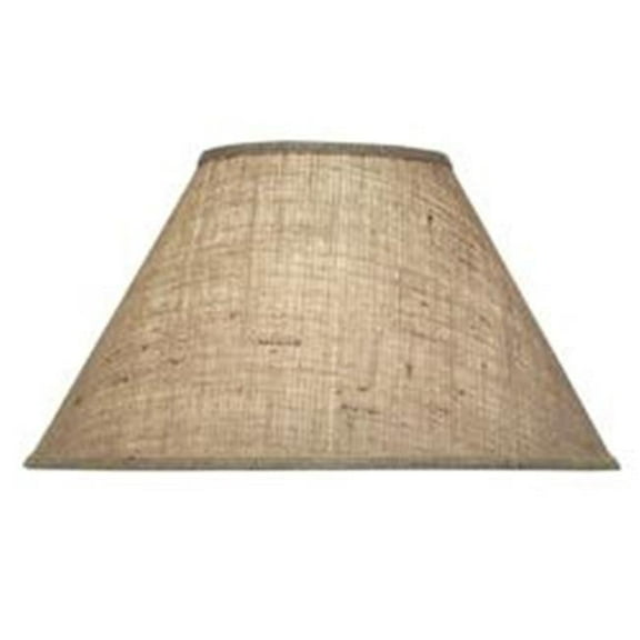 8 x 20 x 12 in. Hardback Empire Lamp Shade, Natural Burlap