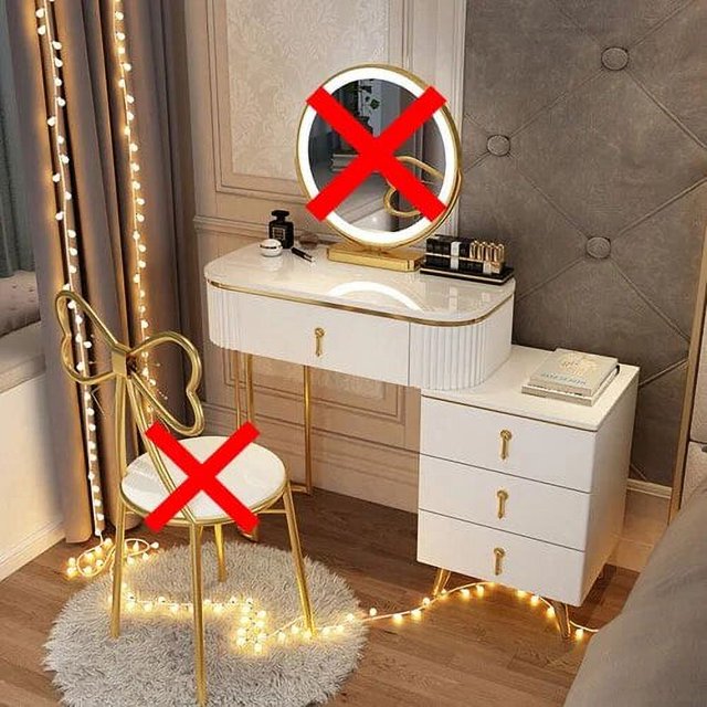 Mirror White Dressers Luxury Drawer Bedroom Storage Sets Dressers Organizing Womens Modern Nordic Meubles De Chambre Decoration My Lux Decor Round