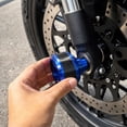 thumbnail image 4 of 2Pcs Colorful Carbon‑Fiber Style Front fork Crash Pads, Aluminum Shock‑Absorbing Protector for Motorcycle Scooter Anti‑Fall Collision Protection Accessory, 4 of 6