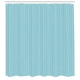 thumbnail image 3 of Vintage Blue Shower Curtain, Entangled Square Shapes in a Diagonal Order Simple Minimalist Pattern, Fabric Bathroom Set with Hooks, 69W X 75L Inches Long, Baby Blue and White, by Ambesonne, 3 of 3