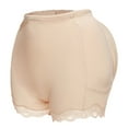 thumbnail image 3 of Defitshape Women's Plus Size Removable Butt Pads Lace Booty Lifting Hip Dip Shapewear Shorts Thigh Butt Lifter Hip Enhancer Underwear Nude Medium, 3 of 5