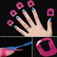 thumbnail image 5 of Nail Polish Stencil 26 Pcs Nail Polish Easy Reusable Nails Edge Skin Barrier, 5 of 5