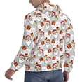 thumbnail image 6 of Lsque Christmas Santa Claus Pattern Casual Men's Hoodie,Hooded Sweatshirt with Kangaroo Pocket,Pullover Hoodie-Large, 6 of 7