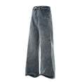 thumbnail image 4 of Adeawade Jean For Mens Relaxed Fit Jeans Flowy Drape And Subtle Flare Pants Straight Leg Slacks Leisure Clothes 3Xl Blue, 4 of 8