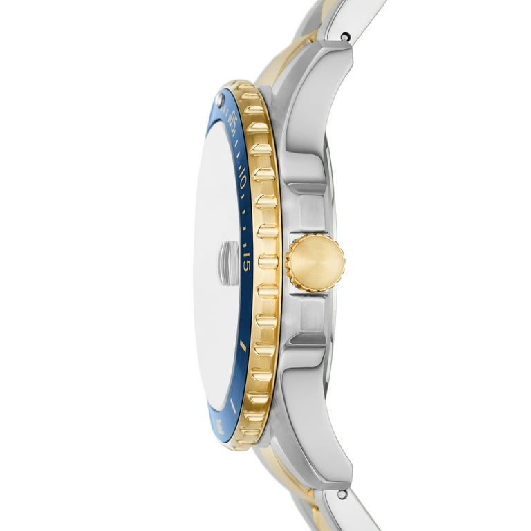 Fossil Men's Fossil Blue Dive Three-Hand Date, Stainless Steel