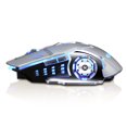 thumbnail image 2 of Monstrate Ratón óptico inalámbrico ajustable para juegos de 3200DPI, ratón para juegos de 2,4 Ghz, ratón LED para ordenador, ratón receptor USB para Type7 NO7, 2 of 6