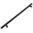 thumbnail image 2 of GlideRite 9 in. Center Solid Modern Cabinet Bar Pulls, Matte Black, Pack of 5, 2 of 4