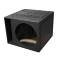 thumbnail image 1 of QPower QBOMB15HP Single 15 Inch Vented Side Ported Speaker Round Enclosure Box, 1 of 4