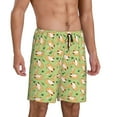 thumbnail image 2 of Fotbe Cartoon Fox 2 Pantalones Cortos de Pijama para Hombre, Ropa de Dormir, Pantalones de Pijama Cortos para Hombre-Medium, 2 of 6