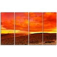 thumbnail image 2 of Dramatic Red Sunset at Desert - Extra Large Wall Art Landscape, 2 of 3