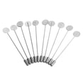 thumbnail image 4 of lionlar 10 Revers Cravate Broche Bâton Base Broche Colle Costume Revers Collection de Bruyère 10mm, 4 of 9