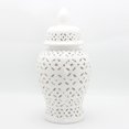 thumbnail image 4 of Tarro de Jengibre de Cerámica Blanco Hueco Mandarín con Tapa, Decoración para Fiesta de Boda, Hogar Y Oficina, Mano de Obra Fina Esmaltada Mu Talla L perfecl tarro de jengibre, 4 of 8
