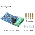 thumbnail image 4 of MPUUART para RPi 5 PCIe A USB UART HAT para 5 RS485 ISO RS232 USB2.0 4G LTE Módulo, 4 of 5