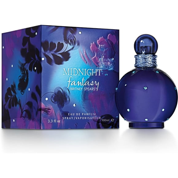 Britney Spears Midnight Fantasy par pour les Femmes Eau de Parfum Spray, 3,4 Onces