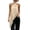 Khaki07, variant on Karymi T Shirts for Women Halter Neck Asymmetric Tank Top, Twist Sleeveless Floral Lace Trim Irregular Long Hem Loose Flowy Camisole, Satin Layering Blouse Womens Tops
