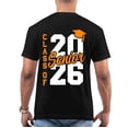 thumbnail image 6 of 2026 Graduation Double Sided Different Design T-Shirt, Senior 2026 Tee Class of 2026 Celebration T-Shirt, 2026 Double Sided Tee OdeJous Black M, 6 of 7
