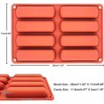 thumbnail image 2 of Nonstick Surface Baking Molds, Reusable Easy Clean, Eco-Friendly, Food Safety, Soft, Temperature Resistant, For Bread, Cakes, Chocolate Bars, Granola Bars, Multifunction (2 Pieces), 2 of 5