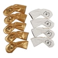thumbnail image 3 of 9x Golf Iron Covers Set, Golf Club Headcovers Golf Wedges Headcovers Resistente al agua Grueso con número Etiquetas Guardia para Putters Mujeres, 3 of 8