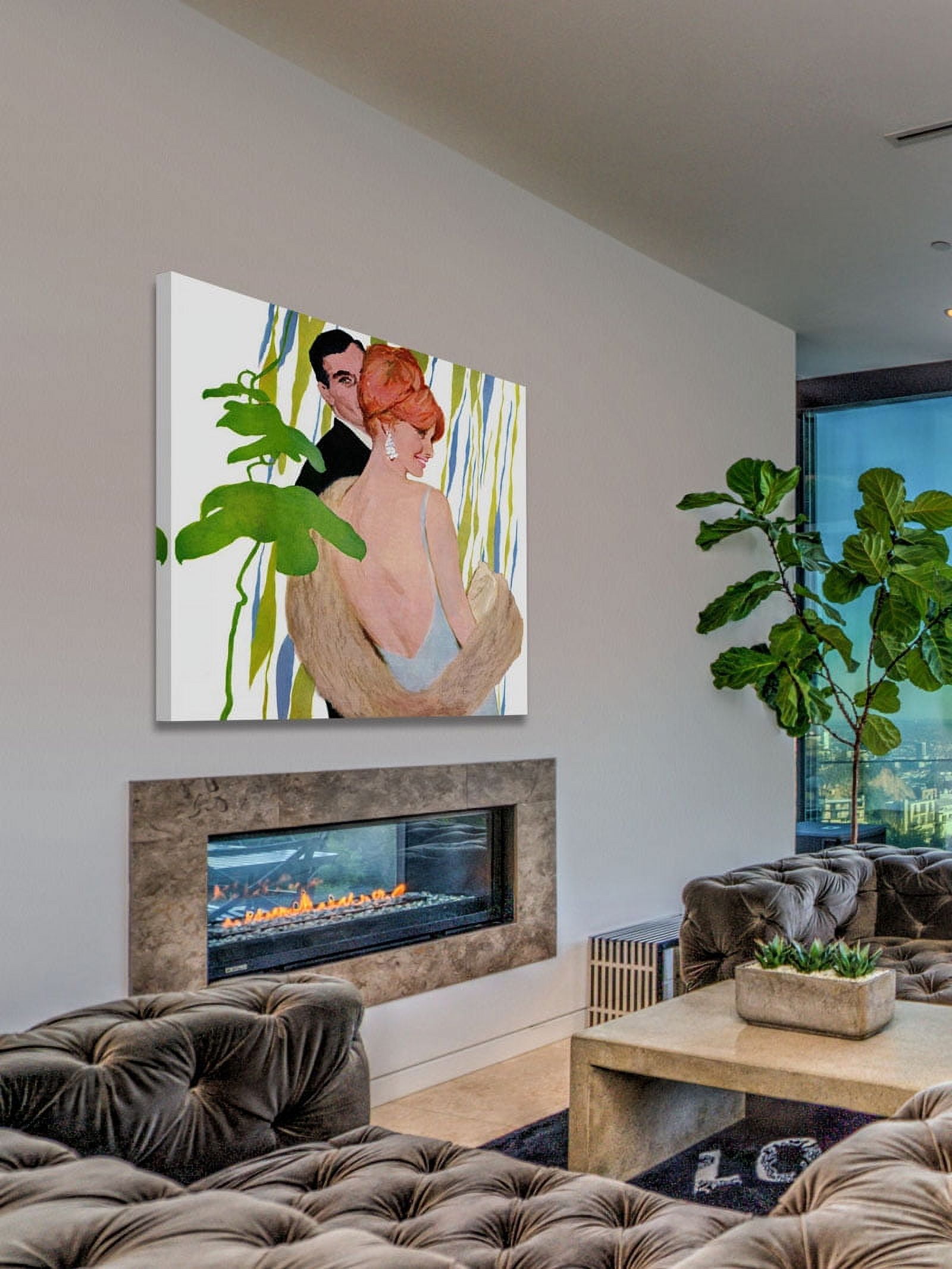 Marmont Hill "Money on Her Mind" by Joe de Mers Painting Print on Canvas