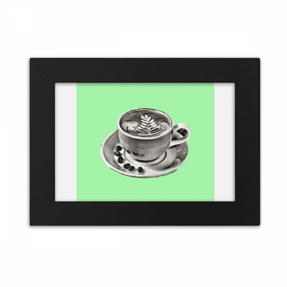 Watercolor Manner Painting Caf Coffee Desktop Photo Frame Ornaments Picture Art Painting