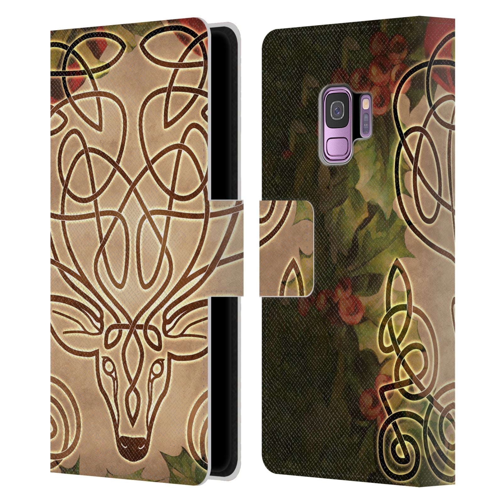 Head Case Designs Officially Licensed By Brigid Ashwood Daffodil Celtic Wisdom 3 Leather Passport Holder Wallet Cover Case 